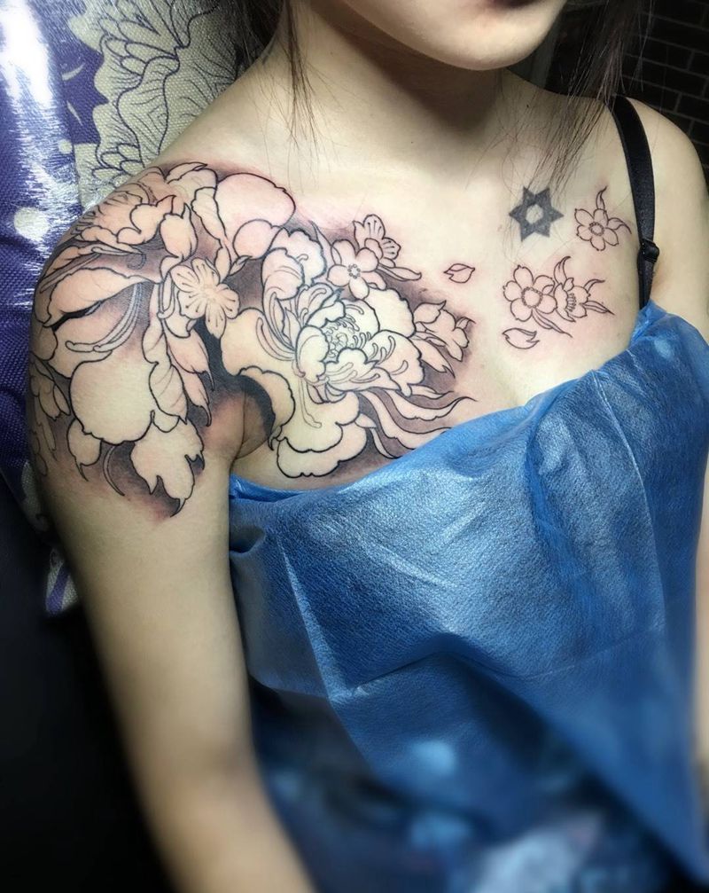 下次上色彩纹身图片