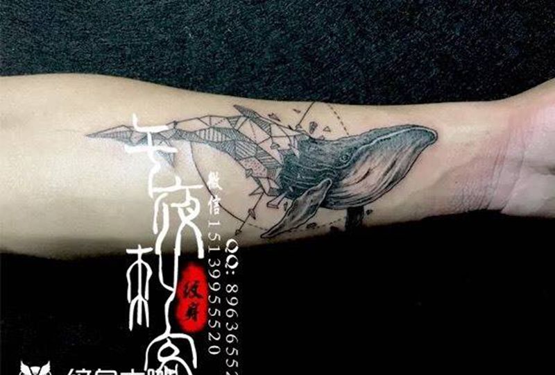 几何体纹身图片