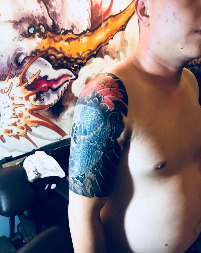 鱼非本店作品  修改添加纹身图片