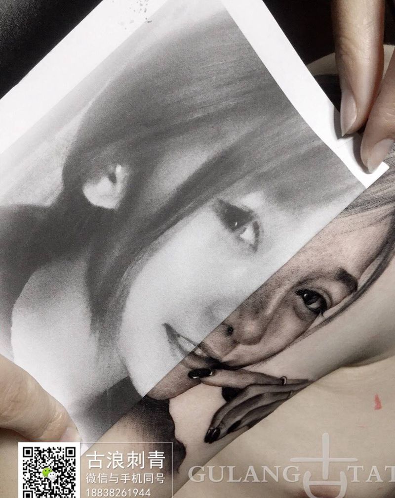 肖像纹身图片