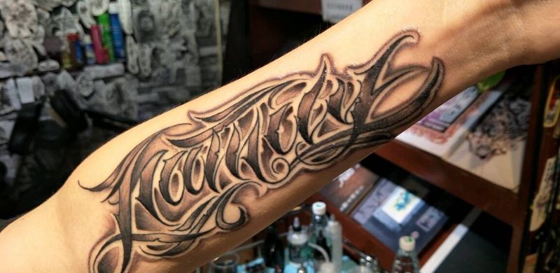 花体 家庭纹身图片