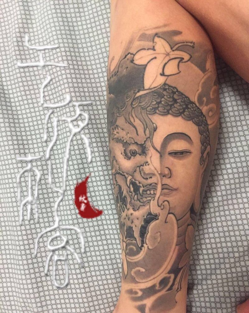 每次收到客人返图，之前所有的辛苦都值了纹身图片