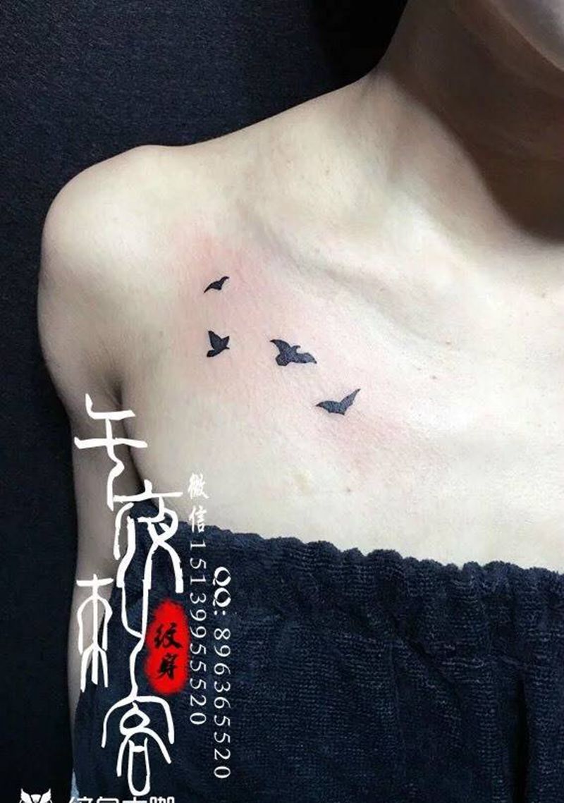 小清新纹身图片