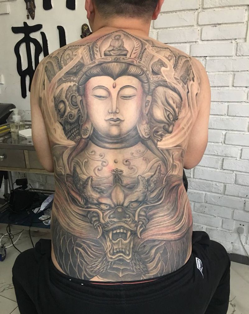 佛像纹身图片