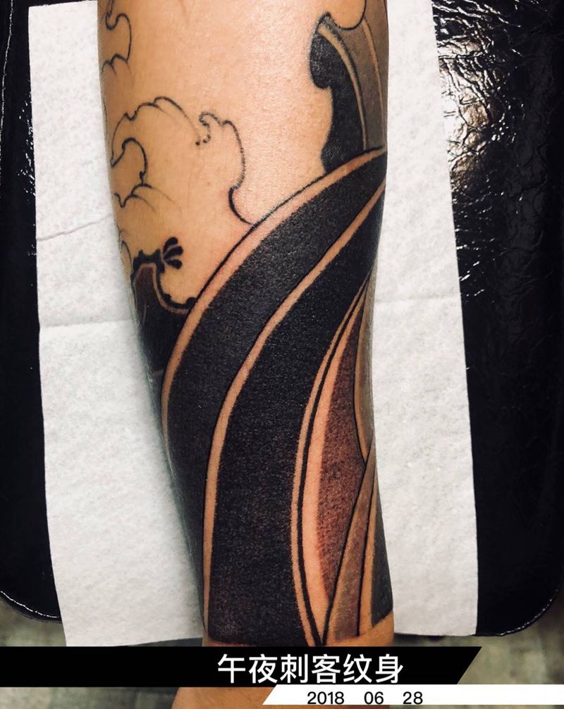 全程圆5针，用时5小时，希望能更上一层楼[呲牙][呲牙][呲牙]纹身图片
