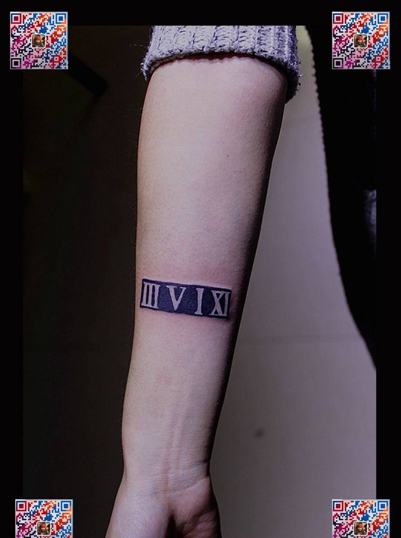 数字纹身图片