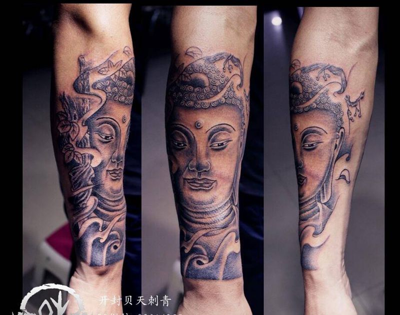 佛纹身图片