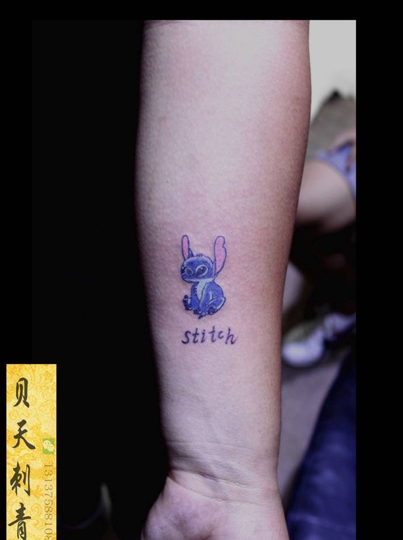 史迪仔纹身图片