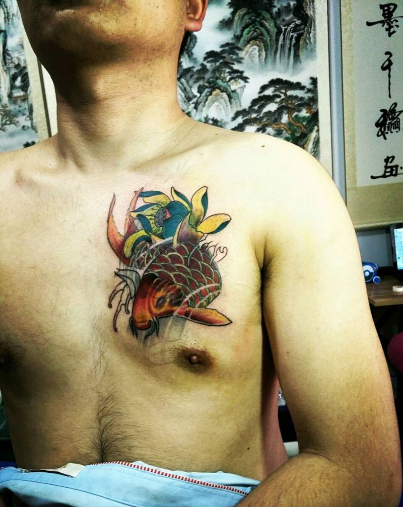 遮盖未完成纹身图片