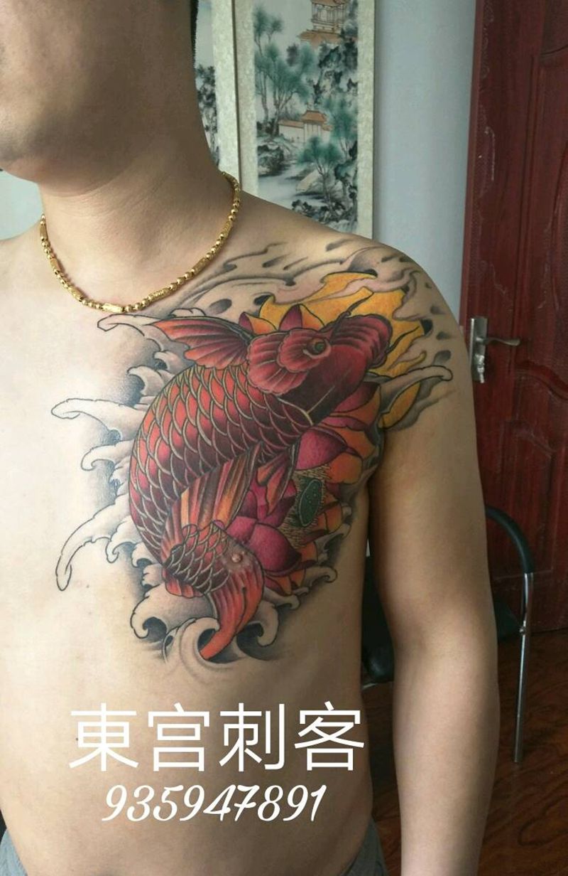 锦鲤纹身图片