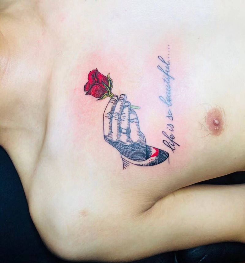 ……纹身图片_胸部纹身图案