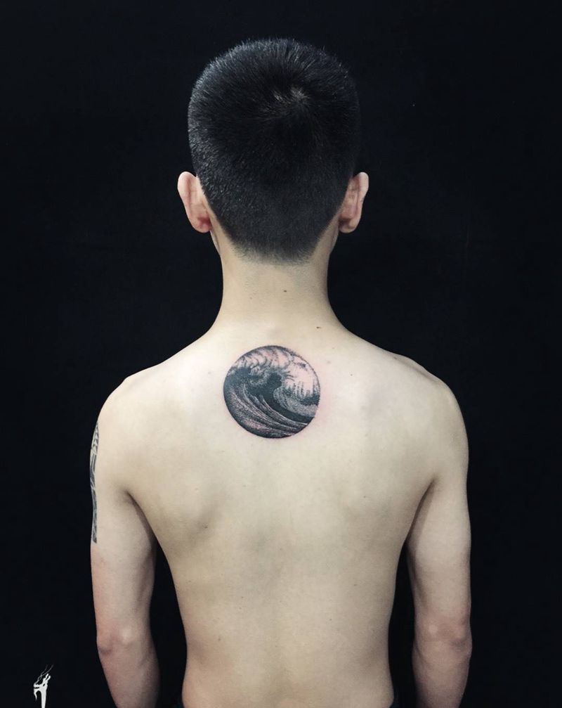 刺艺堂-刺林 点刺作品～纹身图片