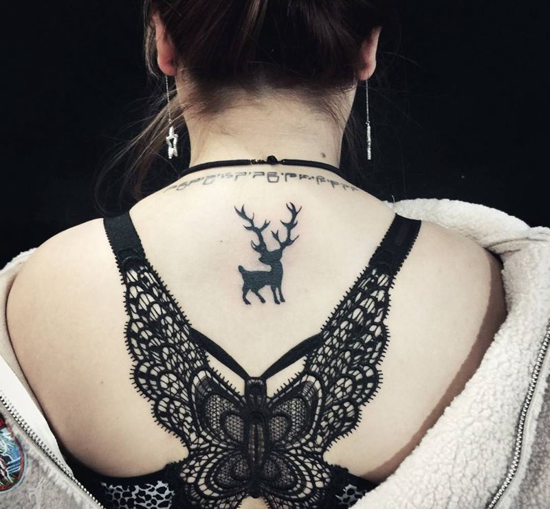 彫茜老师今日作品～纹身图片