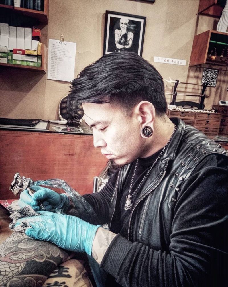 今日工事～纹身图片