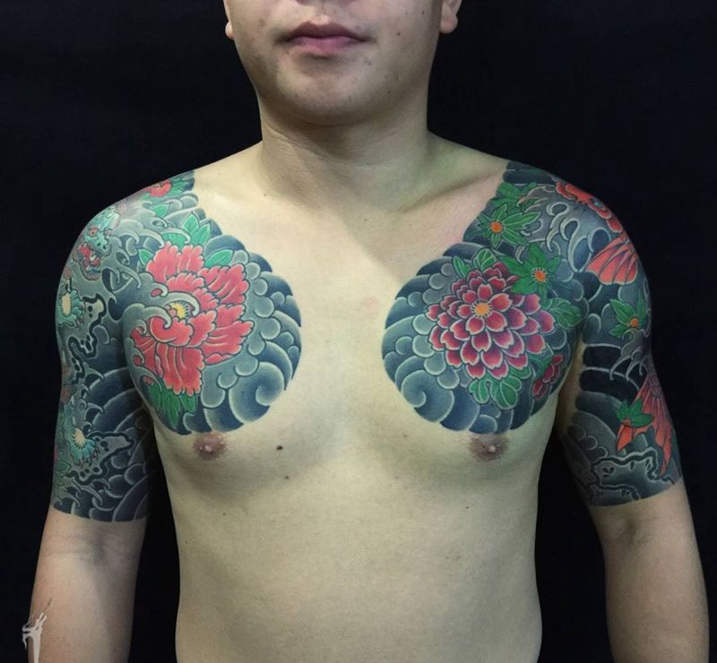 双胛接近尾声～纹身图片