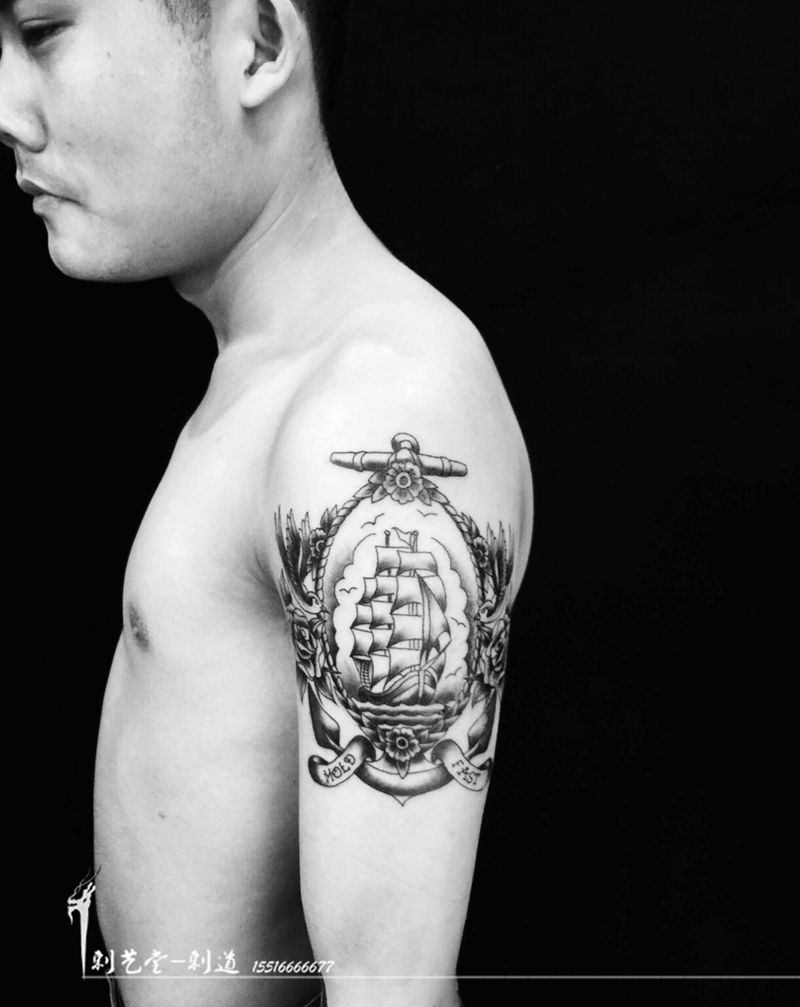 刺一帆～纹身图片