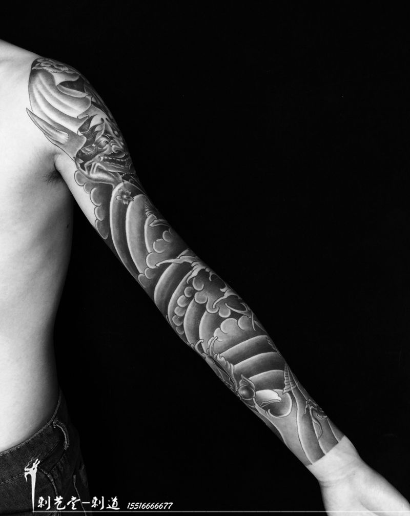 花臂纹身图片