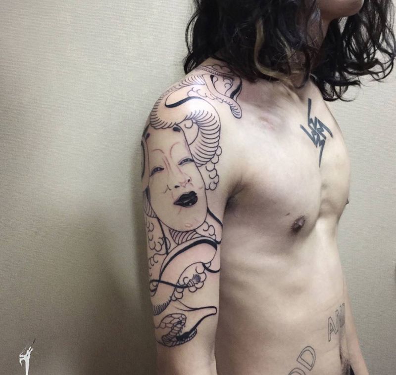 今日工事 未完成 下次再续 感谢远道而来～纹身图片