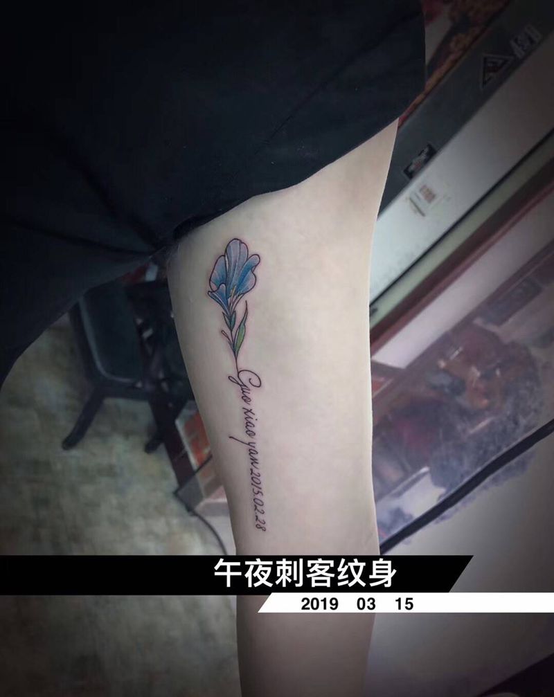 字母纹身图片_小清新纹身图案