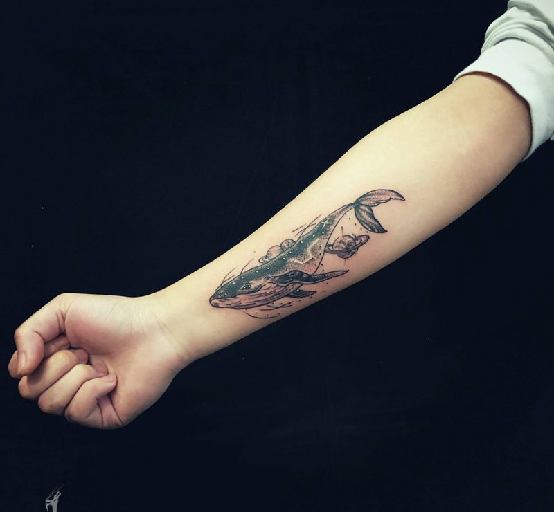 刺艺堂-刺林点刺作品～纹身图片_手臂点刺纹身图案