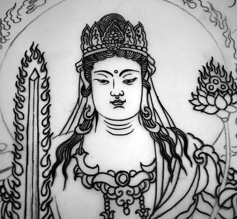 早课～纹身图片_手臂老传统纹身图案