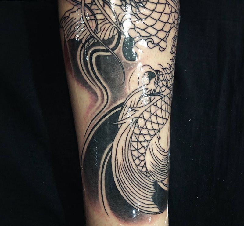 好久没刺这样的雾了 填补一下空纹身图片_打雾纹身图案