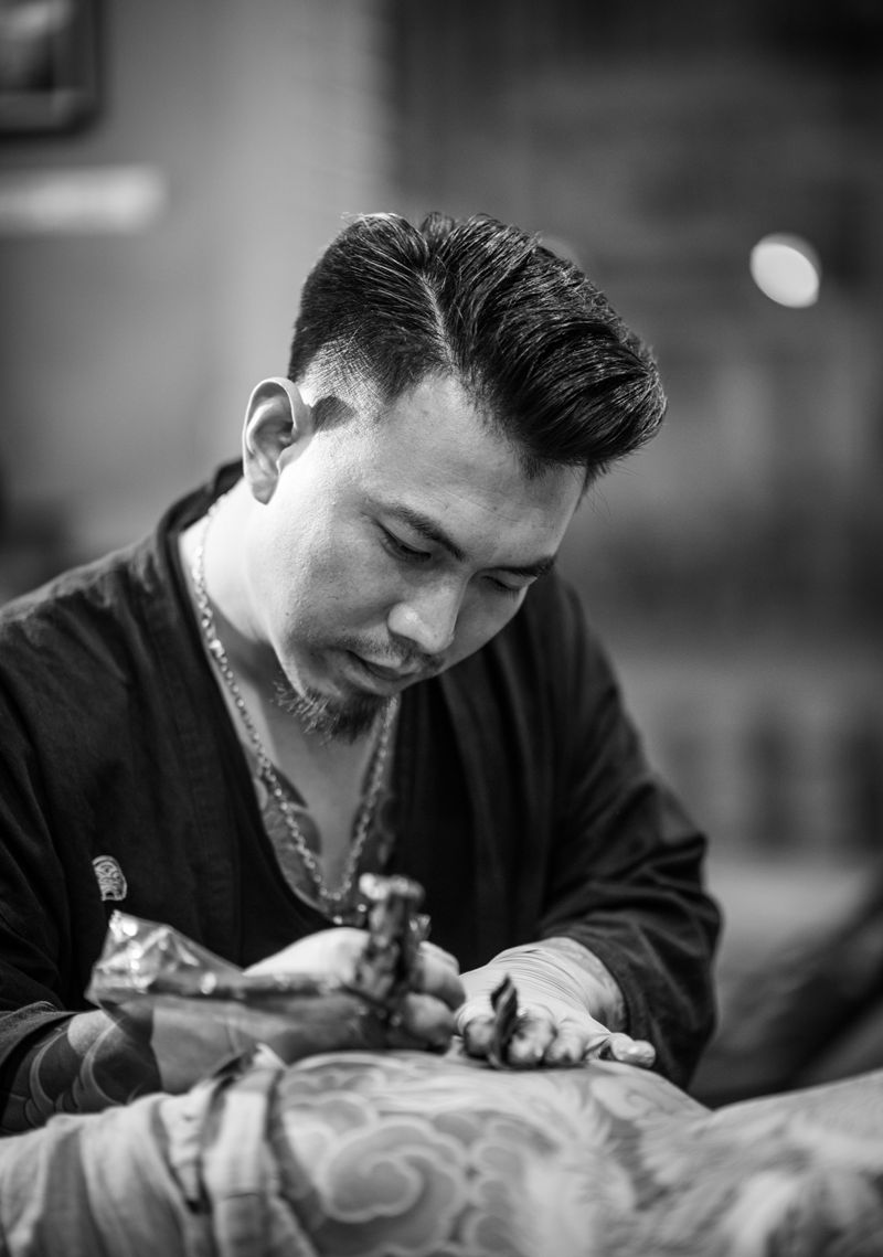 先尊古 再创新纹身图片_工作中纹身图案