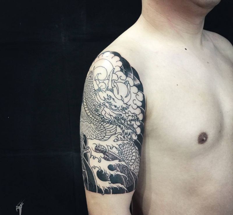 今日进度～纹身图片