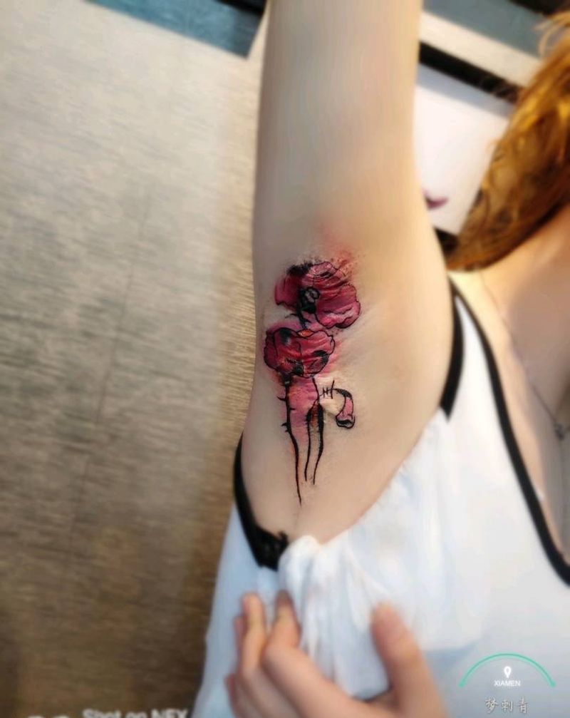 伤疤遮盖纹身图片_手臂纹身图案