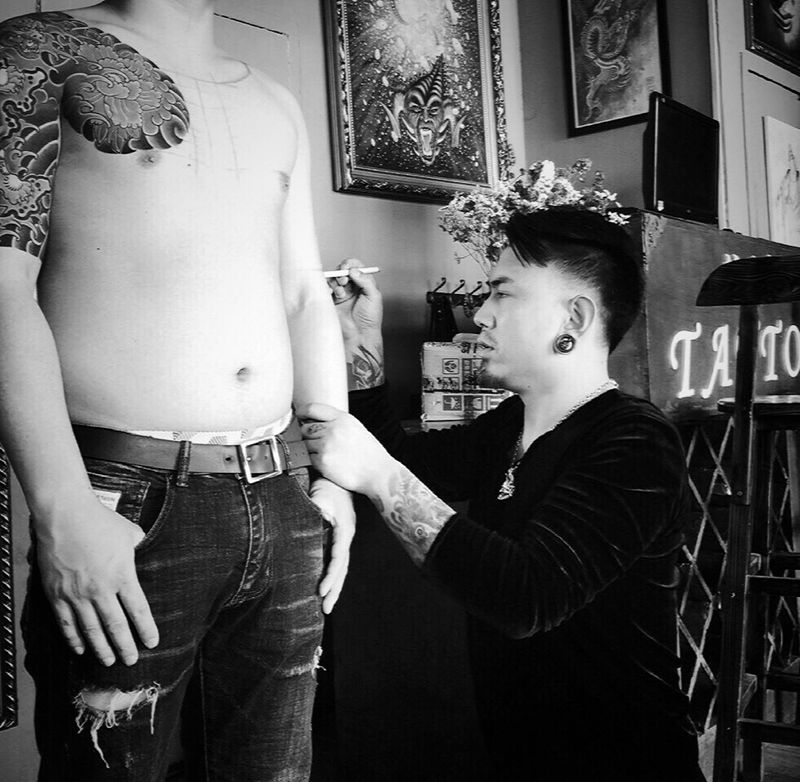 刺艺堂双胛作品～纹身图片