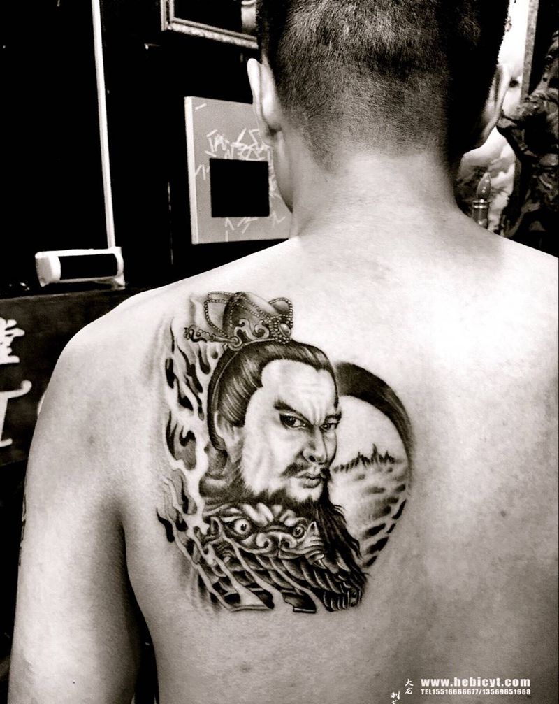 曹操纹身图片