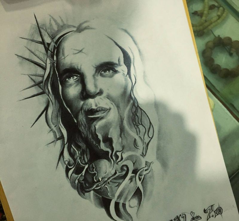 学员今日功课~纹身图片