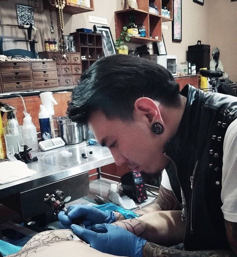 今日工事～纹身图片