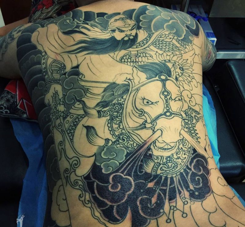 今日打雾进度～纹身图片