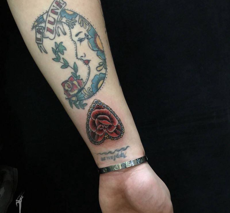 刺艺堂-彫茜今日覆盖作品～纹身图片