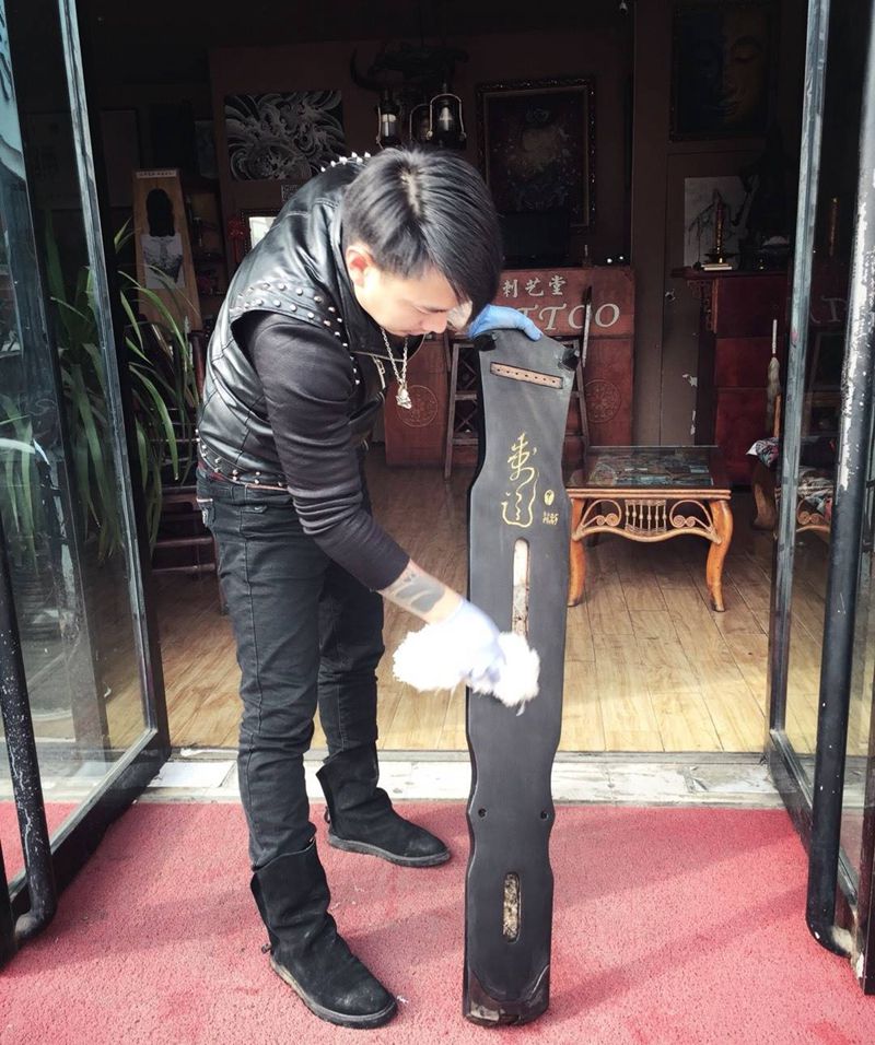 工作之余～纹身图片