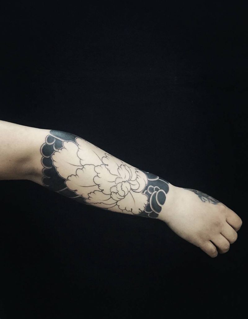 习惯这样勾勒 喜欢这个调调～纹身图片