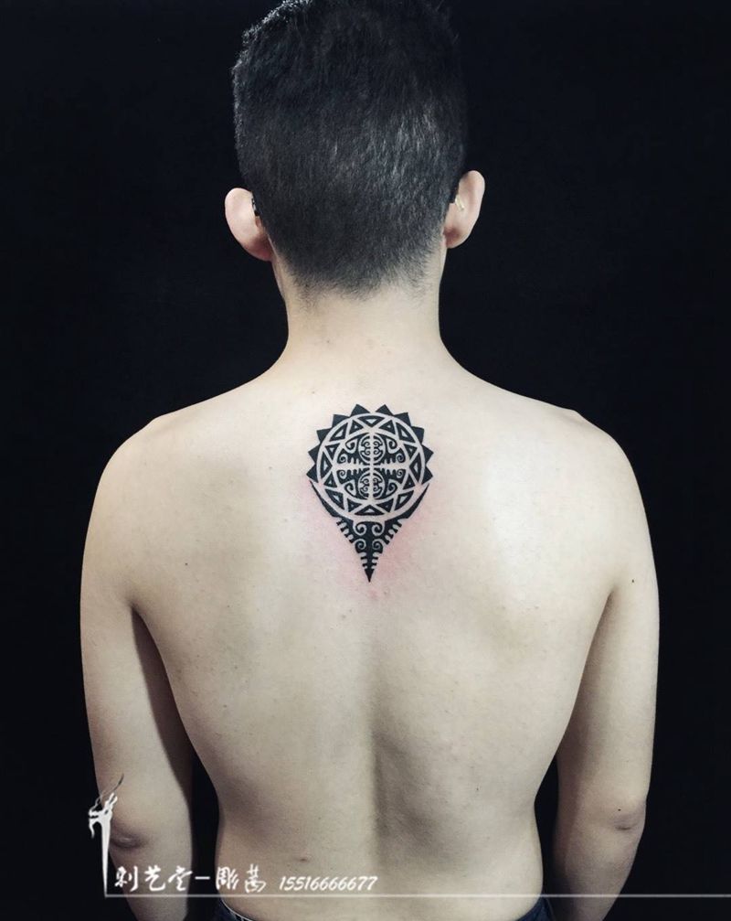 彫茜图腾作品纹身图片