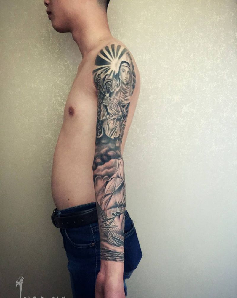 今工～纹身图片