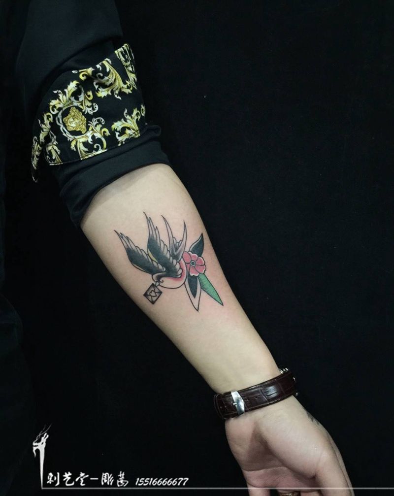 彫茜老师作品纹身图片