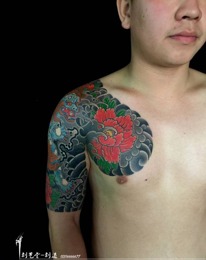 今日收工～纹身图片