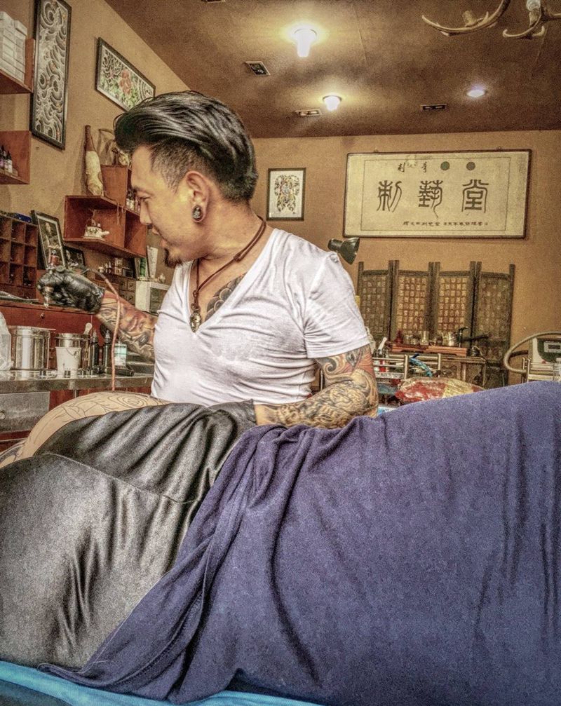 今日工事～纹身图片