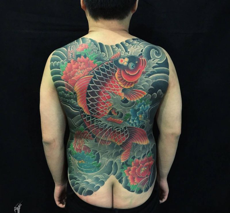 今日收工～纹身图片