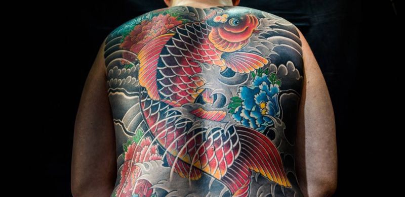 收工～纹身图片