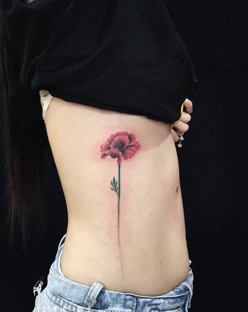 上瘾的花 上瘾的痛～[机智]纹身图片