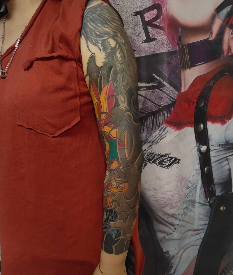 线条非本店 设计的不太合理纹身图片_手臂纹身图案