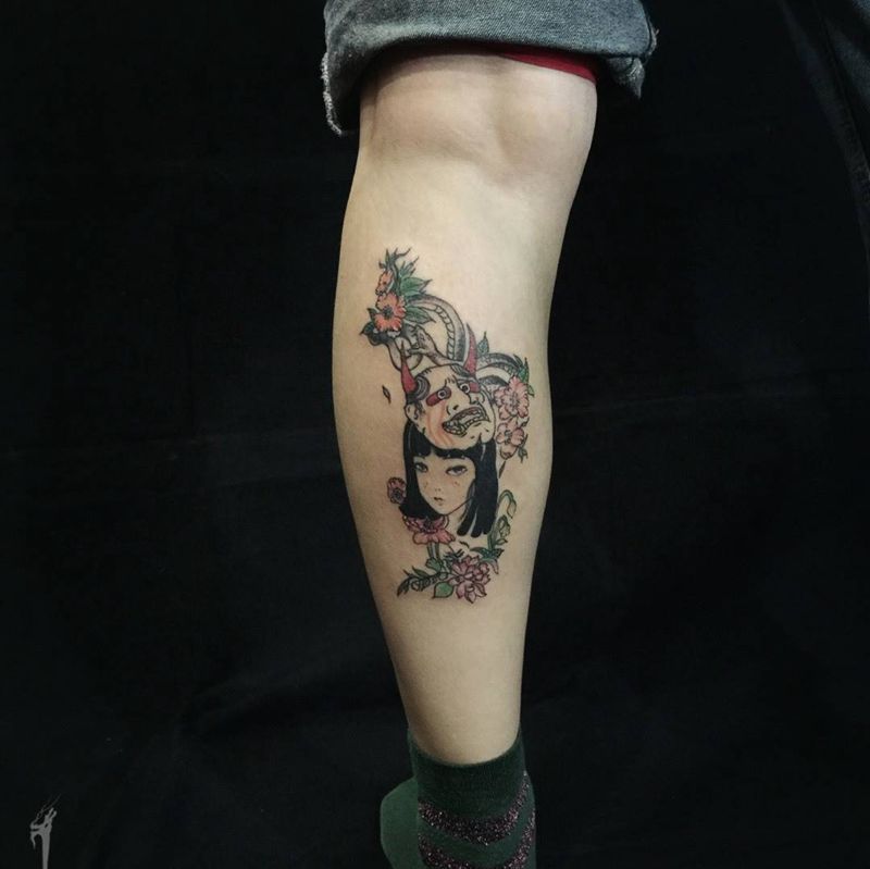 刺艺堂-刺林今日作品～纹身图片