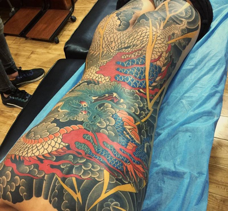 今日进度～纹身图片