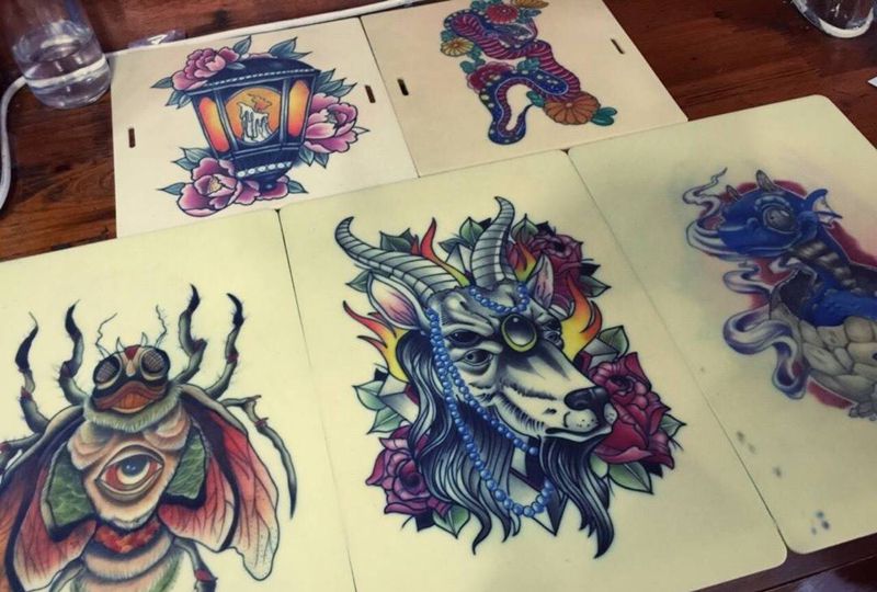 刺艺堂-刺青学院练习作品纹身图片