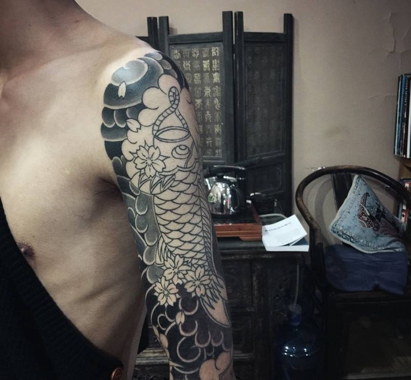 进度～纹身图片